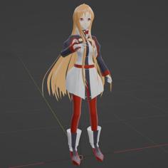 Asuna – Ordinal Scale Outfit – Sword Art Online 3D Printer Model