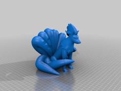 Ninetales Multicolor 3D Printer Model