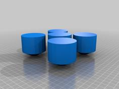 Massage Rollers V1 3D Printer Model