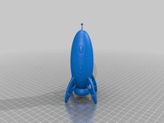 1940’s Sci-Fi Space Ship 3D Printer Model