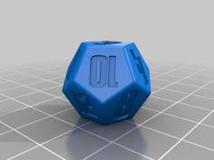 Fallout Dice 3D Printer Model