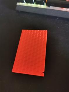 Pop Up Wallet With Geometric Patron / Flat Wallet 3D Printer Model