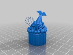 Mermaid Cupcake 3D Printer Model