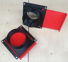 Blastgate 100mm / Absperrschieber 100mm 3D Printer Model