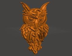 Celtic Owl 3D Printer Model