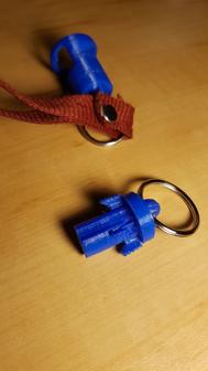 Quick Release Keyring 3D Printer Model