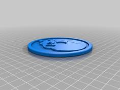 Melty Skull Drink Coaster 3D Printer Model