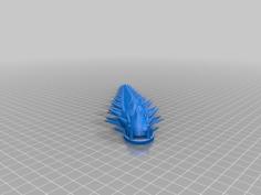 Spiny Snake 3D Printer Model