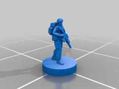 Modern Infantry 1/285 (6mm) 3D Printer Model