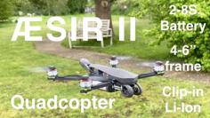 AESIR II – 2S-8S Li-Ion Endurance Drone 3D Printer Model