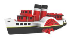 P.S. Waverley RC Toy Egg-Boat 3D Printer Model