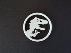 Jurassic Park Logo 3D Printer Model