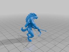 Gnoll Archer 3D Printer Model