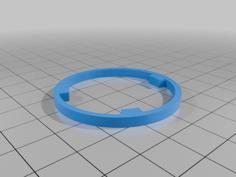 2010 Ford Mustang GT Stock Headlight Gasket 3D Printer Model