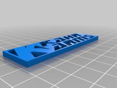 Kahr Arms Logo 3D Printer Model