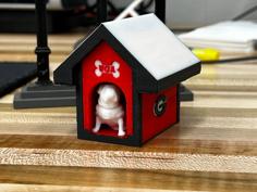 UGA Mascot Dawg House 3D Printer Model