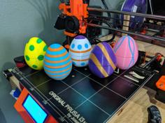 Easter Eggs (Multi-Color) 3D Printer Model