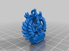 Dota 2 Immortal Badge 3D Printer Model