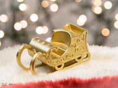 Sleigh Ornament 3D Printer Model