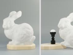 Stanford Bunny Lamp 3D Printer Model