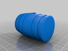 Shot Glass Whiskey Barrel 3D Printer Model