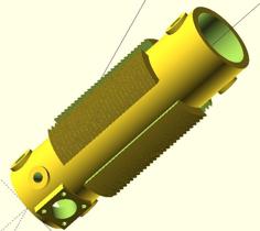 Ham Radio Multiband Ground Plane Antenna ReMix / Mod 3D Printer Model