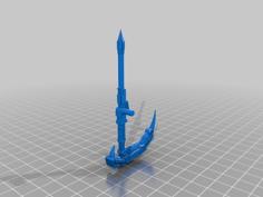 Ruby’s Crescent Rose Lego Size 3D Printer Model