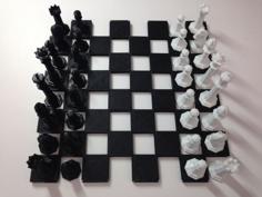 Extensible Chessboard 3D Printer Model