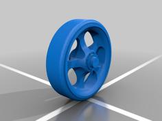 1920’sTruck And Circus Wheel With Solid Rubber Tire 3D Printer Model