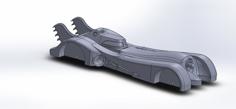 Pinewood Derby Batmobile 3D Printer Model