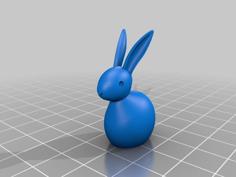 Customizable Easter Bunny (OpenSCAD) 3D Printer Model