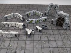 DungeonSticks: Caverns – Dry Caverns 3D Printer Model