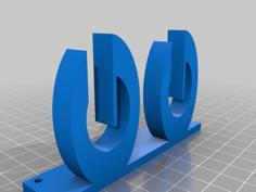 UGA Fishing Rod Holder 3D Printer Model