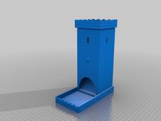 Castle Keep Dice Tower 3D Printer Model