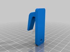 Wall Hook 3M Command Tape Compatible 3D Printer Model