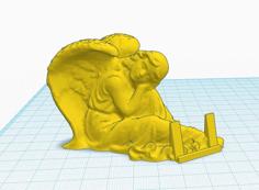 Angel Desk Picture Holder 3D Printer Model