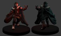 Halfling Warlock Miniature 3D Printer Model