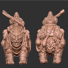 Bear Rider 3 3D Printer Model