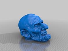 Caricatured Lincoln Head 3D Printer Model