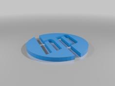 HP Logo 3D Printer Model