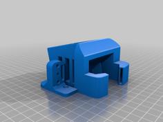 Satsana Ender 3 Fan Duct: Spider Hotend Remix 3D Printer Model