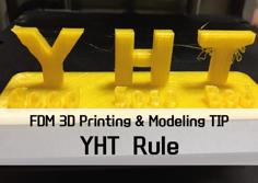 “YHT Rule” For Learning Of FDM 3D Printer 3D Printer Model