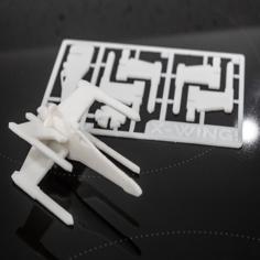 X-Wing Kit Card 3D Printer Model