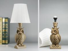 Owl Lamp 3D Printer Model