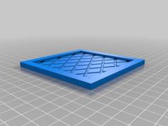 Diamond Drink Coaster 3D Printer Model