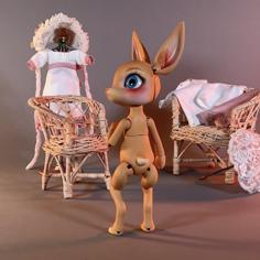 Dollightful & Moonlight Jewel Remix! Bunny Ball-jointed Doll With New Features! 3D Printer Model