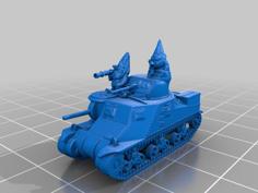 Gnome Tanks 3D Printer Model