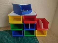 Stackable Storage Bins Customizable 3D Printer Model