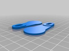 Canadian $1 Trolley Key Chain 3D Printer Model