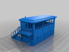 SIGNAL BOX – N Scale 3D Printer Model